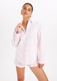 Fresca gestreepte blouse, lichtroze, large