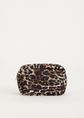 Make-up tas met details, bruin, large