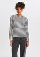 Dulce t-shirt gestreept, grijs, large