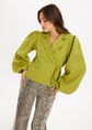 Amor blazer met overslag, groen, kiwi, large