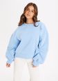 Musa oversized sweater, lichtblauw, large