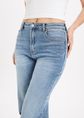 Bella straight leg jeans, blauw, used middle, large