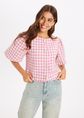 Suave jasje van tweed kwaliteit, rose, donker, large