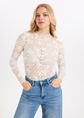 Rodas kanten top, wit, large