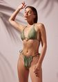 Sol bikini top met gouden detail, groen, large