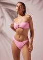 Bandeau bikinitop met detail, rose, large