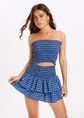 Rayo skort met print, donkerblauw, large
