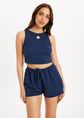 Marina sweat short, donkerblauw, large