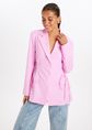 Flores blazer met lace details, lichtroze, large
