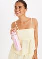 Bebidas waterfles met logo, lichtroze, large