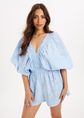 Estío playsuit met broderie design, lichtblauw, large