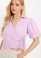 Mar blouse met strass details, lichtroze, large