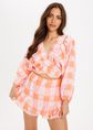 Luz cropped blouse, rose, large