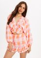 Luz skort met print, rose, large