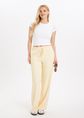 Amor track pants met strepen, lichtgeel, large