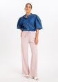 Amor track pants met strepen, lichtroze, large