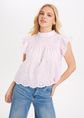 Casa broderie top, lichtroze, large