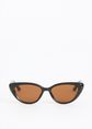 Calida cat-eye zonnebril, zwart, large