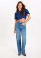 Cielo straight leg jeans, blauw, used middle, large