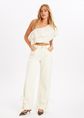 Chula two-tone jeans, wit, off-white, large