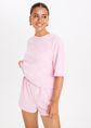 Hermosa short met bloemenprint, rose, large