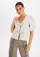 Clavo denim blouse, beige, large