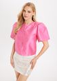 Globo top met pofmouwen, rose, large