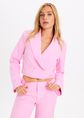 Perla cropped blazer, middenroze, large