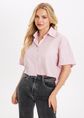 Paz blouse met strepen, lichtroze, large