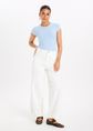 Raya wide leg jeans, wit, large