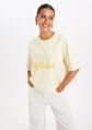 Dia oversized t-shirt, geel, large