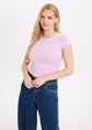 Básico t-shirt, lichtroze, large