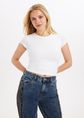 Básico t-shirt, wit, large