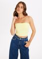 Básica bandeau top, lichtgeel, large