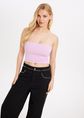 Básica bandeau top, lichtroze, large