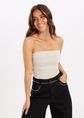 Básica bandeau top, zand, large