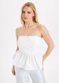 Risa bandeau top, wit, large
