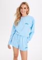 Star sweater met merklogo, lichtblauw, large