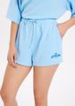 Star sweatshort met merklogo, lichtblauw, large