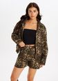 Depredador bomberjack met panterprint, meerkleurig, large