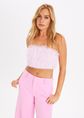 Sirena bandeau top , lichtroze, large