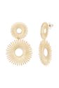 Sol statement oorbellen, goud, large