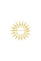Sol sunshine broche, goud, large