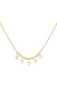 Amar ketting met hartjes, goud, large