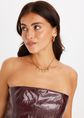 Amar ketting met hartjes, goud, large