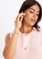 Amar armband met hartjes, goud, large