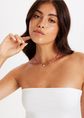 Rosario ketting met bedels, rose, large