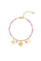 Rosario bedel armband, rose, large