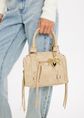 Rosario bagcharm met hartje, goud, large
