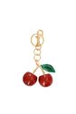 Cereza tas charm met kers, lichtrood, large